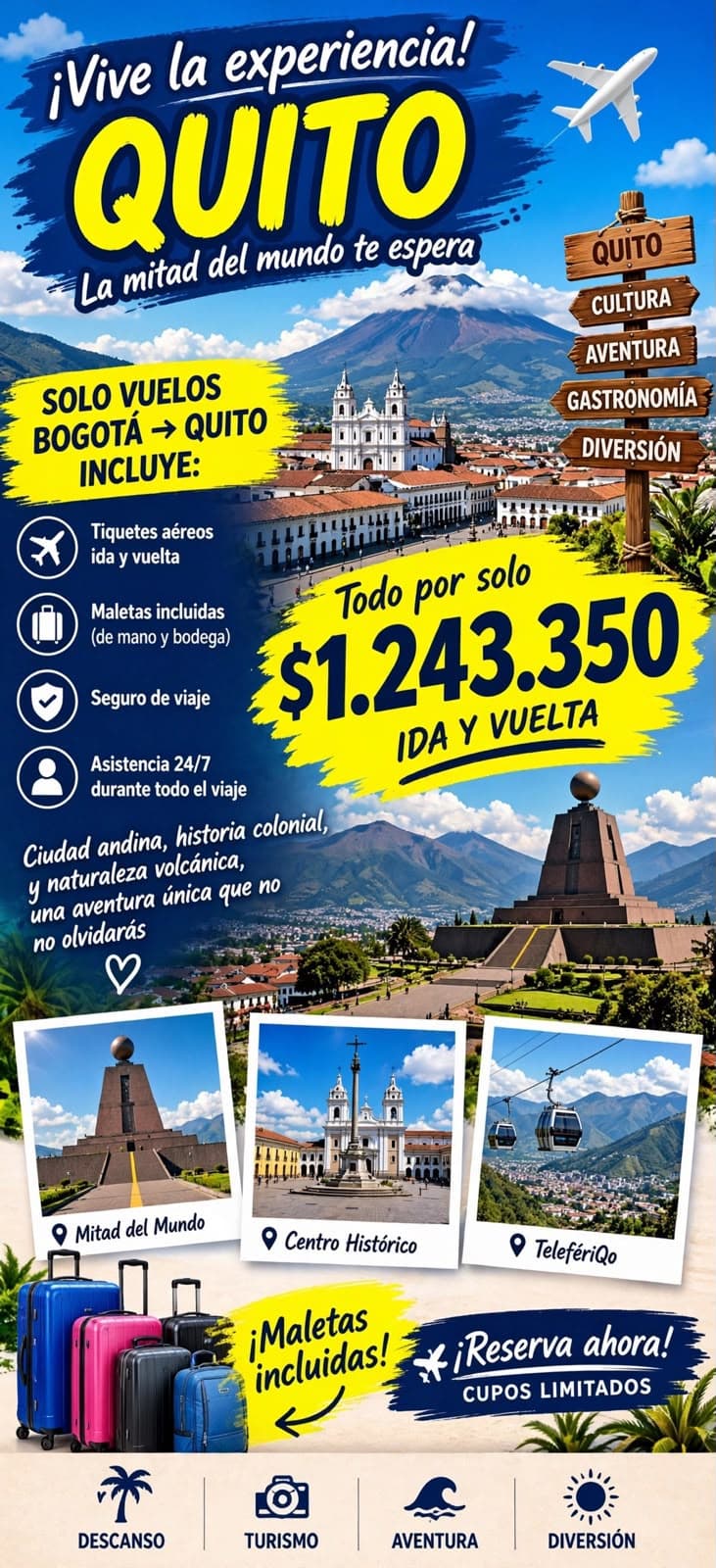 Quito, Ecuador — La mitad del mundo te espera